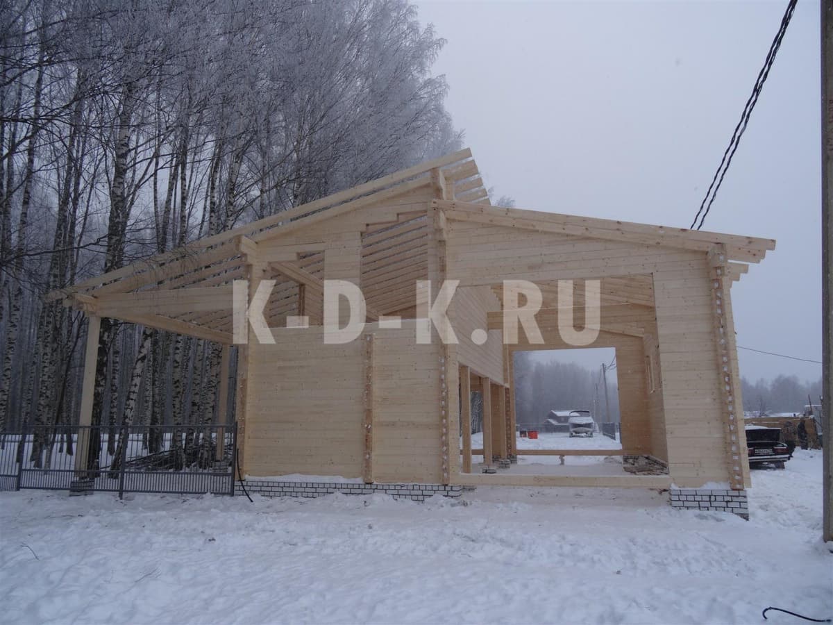 Дом из клееного бруса, КДК — снимок 110