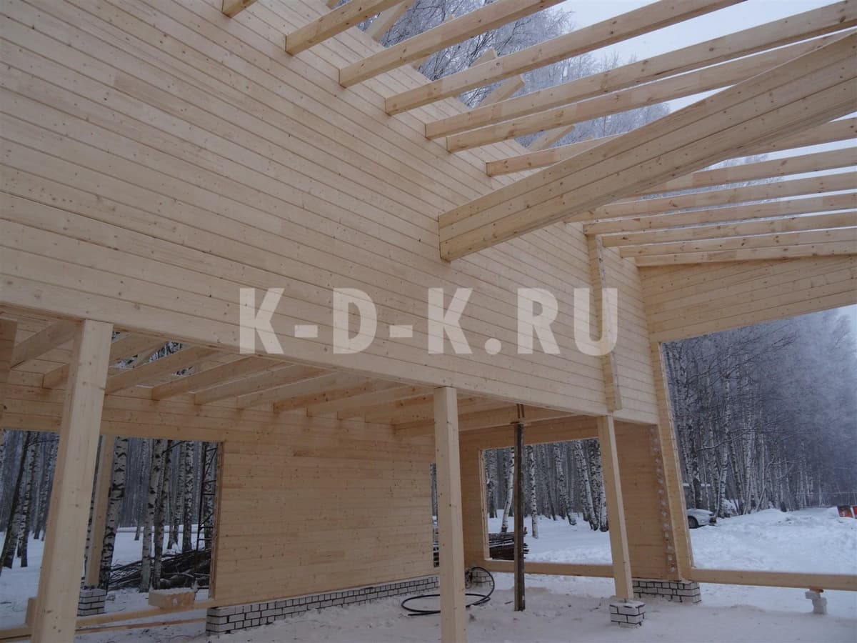 Дом из клееного бруса, КДК — снимок 112