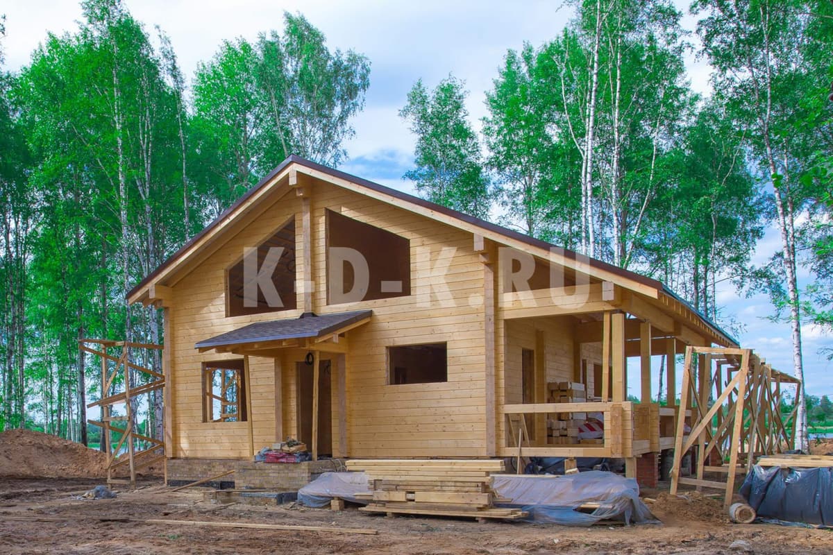 Дом из клееного бруса, КДК — снимок 83